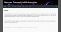 Desktop Screenshot of nechapter-esda.org