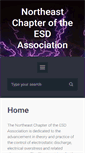 Mobile Screenshot of nechapter-esda.org