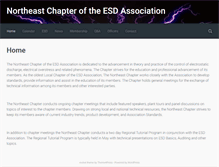 Tablet Screenshot of nechapter-esda.org